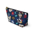 thumbnail image 3 of Day of The Dead Sugar Skull Makeup Bags Women's Bags Cosmetic Pouch Bag, 3 of 6