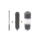 thumbnail image 1 of Trampa de polvo de microfibra lavable ajustable extensible, herramientas de barra telescópica para limpiar techos interiores, telarañas de Almacenamiento y organización del hogar Gris blanco Yuarrent HA028485-02, 1 of 6