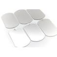 thumbnail image 2 of Pack 100 pcs Shiny Stainless Steel Military spec Dog Tags by OnDepot, 2 of 5
