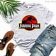 thumbnail image 4 of Camiseta con estampado gráfico de Jurassic Park, color rosa y gris, ropa para mujer 2024, camiseta de dinosaurio R-Rex, camiseta Harajuku para mujer, camisetas de verano, 4 of 4