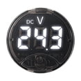 thumbnail image 1 of yeacher Digital LED Voltage Meter with Touch Control, Low Voltage Alarm, and Reverse Polarity Protection for DC 7-120V Systems (White Display, 2/3-Wire Compatible), 1 of 6