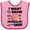 Pink and Fuchsia, variant on Inktastic I Want to Grow Up to Be a Journalist Like My Daddy Boys or Girls Baby Bib