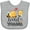 AC-Heather Grey, variant on Inktastic Bees Loved by Grandma Boys or Girls Baby Bib