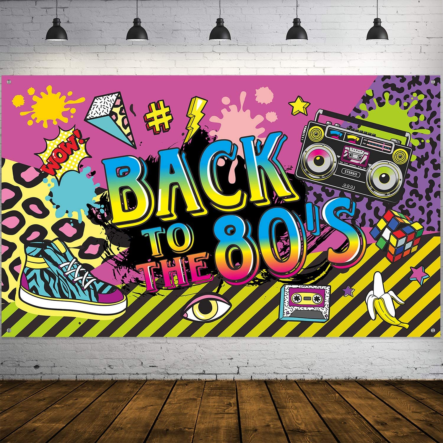 80S Themed Decorations : 80s And 90s Party Decorations For Your Themed Party / Add some table flair with '80s themed runners, dinnerware, and centerpieces.