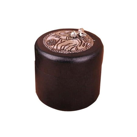 

Panda Superstore PL-HOM16439921-KELLY00050-RP 8 x 7.5 cm Wooden Southeast Asian style Portable Round Toothpick Holder