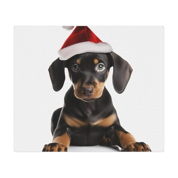 DistinctInk Mouse Pad - 1/4" Foam Rubber - Doberman Pinscher Puppy