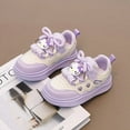thumbnail image 4 of Sanrio Kawaii Hello Kitty Casual Shoes Cartoon PU Leather Spring Outdoor Flat Bottom Sneakers Breathable Anti-slip Pink Purple, 4 of 29