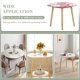 thumbnail image 3 of Angelina Ballerina-theme Fitted Round Tablecloths Elastic Edged Table Covers Waterproof Table Cloth for Kitchen Holiday Party Tables Decor 150cm, 3 of 6
