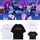 thumbnail image 2 of KPOP BLACKPINK BORN PINK World Tour MOXICO FORO SOL Concert Cotton Crop Top Mujer Talla Grande JISOO JENNIE ROSE LISA Camiseta De Manga Corta Coreana Suelta Casual Pareja, 2 of 4
