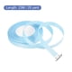 thumbnail image 2 of Cintas Grosgrain Uxcell de 25 yardas de 5/8" azul claro con puntos blancos para moño, 2 of 5
