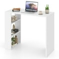 thumbnail image 1 of Gymax 36'' Compact Writing Desk w/ 3 Open Shelves Freestanding Anti-tipping Kit, 1 of 10