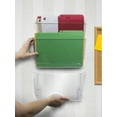 thumbnail image 6 of Storex Letter-size Wall Pocket, Plastic File Organizer, Clear, 1-Pack, 6 of 10