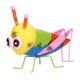 thumbnail image 2 of Garden Ornament Iron Material AntiCorrosion Grasshopper for Outdoor Patio Lawn Decor(Yellow ), 2 of 5