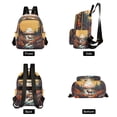 thumbnail image 2 of Deer Trees Forest Sun Lake Travel Laptop Backpack Casual Daypack Lightweight Bookbag Compartment for Business, 2 of 7