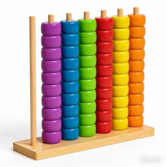 Color Stack, Color Matching Puzzle Game for Families, Easter Basket Stuffers Color Stack Challenge Game A