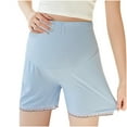 thumbnail image 2 of ShaoRunShi Womens Maternity Boyshort Underwear Over Bump Pregnancy High Waisted Panties Lounge Pajama Shorts, 2 of 6