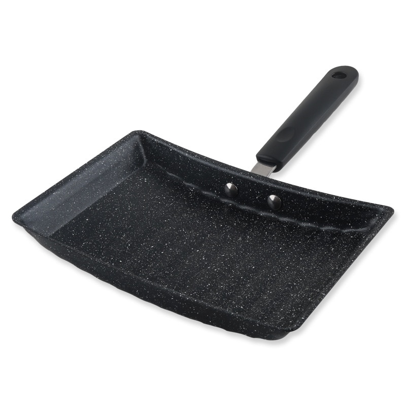 Rectangular Frying Pan Tamagoyaki Omelette Black NonStick Pan Fry Egg