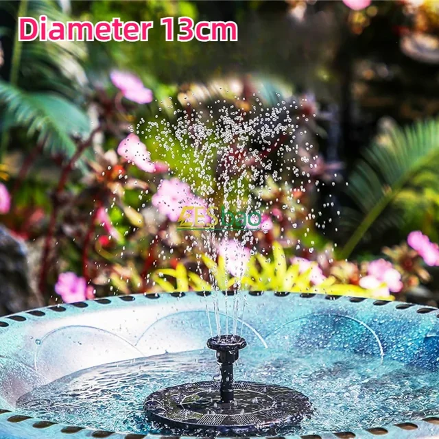 Fuente Solar para exteriores, dispositivo de bomba de Fuente Solar para piscina, imprescindible para verano, adecuado para estanques y jardines