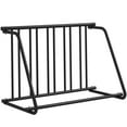 thumbnail image 1 of Soozier Single-Sided Bike Rack Stand with 3-Bike Capacity, Black, 1 of 10