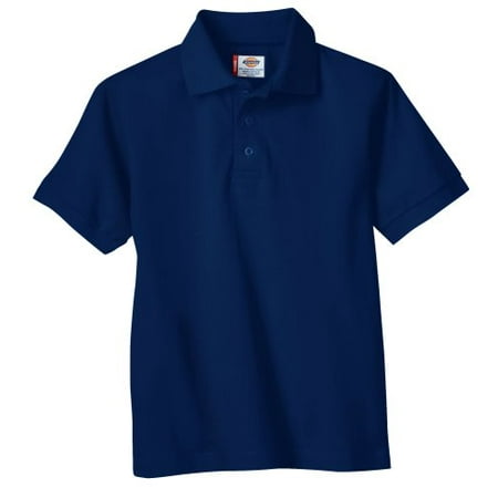 Dickies Boys' School Uniforms Short Sleeve Pique Polo Shirt