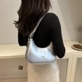 thumbnail image 4 of Bolso en La Parte Superior Axula Hombro Creciente PU Cuero Moderno Y2k para Mujeres, 4 of 9