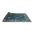 thumbnail image 2 of Ahgly Company Indoor Round Oriental Light Blue Industrial Area Rugs, 3' Round, 2 of 4