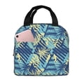 thumbnail image 1 of Fotbe Hawaiian Style Bolsa Térmica con Estampado y Forro de Aluminio Grueso Bolsa de Almuerzo con Bolsillo Frontal para Hombres y Mujeres, Ideal para Trabajo, Escuela, 1 of 8