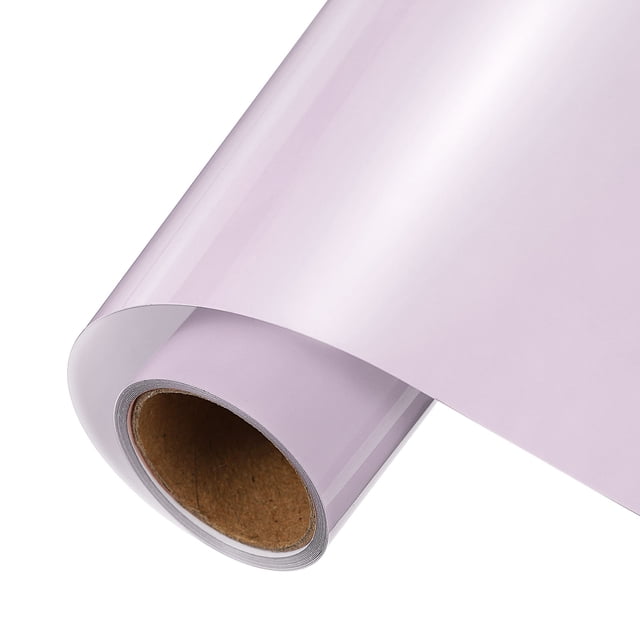 Vinilo de Transferencia Térmica Rosa Claro Uxcell, Rollos de Vinilo de 10 Pulgadas x 5 pies para Corte de Calcomanías, Señales, Álbumes de Recortes, Manualidades DIY, Decoración del Hogar
