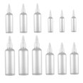 thumbnail image 5 of KONTONTY 20Pcs Salon Squeeze Bottle Mini Hair Color Bottle Cylindrical For Liquid Storage General Users, 5 of 8