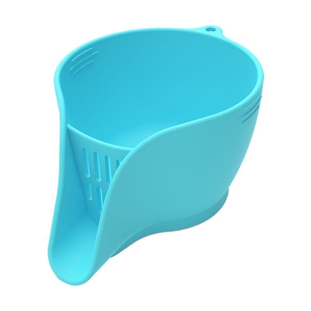 Cesta de drenaje multifuncional, colador de lavado, colador de alimentos de cocina, silicona, para alimentos, pastas, bayas, cesta de drenaje pequeña, verde