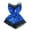2 - Blue, variant on Aobny Fashion Pajamas for Women Thin Green Short Valentine's Day Wide-Leg Sleeveless Halter Sleepwear Sets Ladies Sleep
