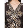 thumbnail image 3 of Women's Kaftan Dress Beach Cover Up Tribal Ethnic Print Plus Size Loose Kimono Maxi Dress, 3 of 6