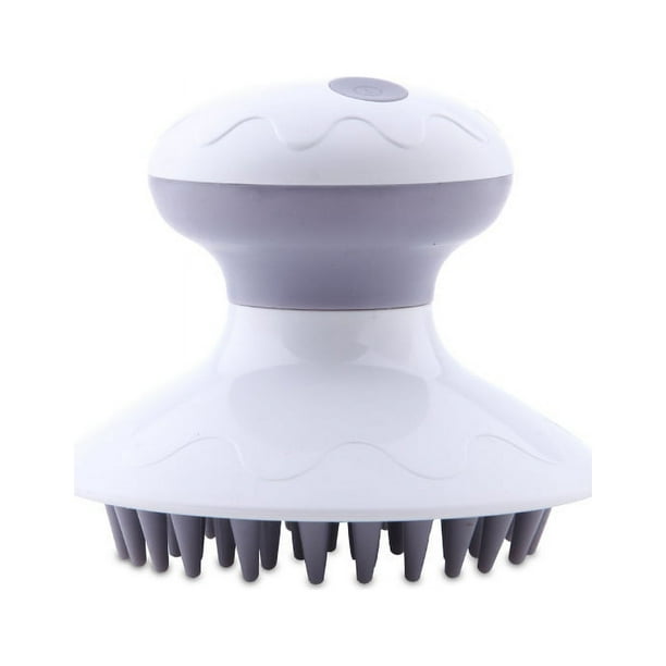 Masajeador de cabeza eléctrico, masajeador antiestático para la cabeza auditiva con 3 modos de vibración para nutrir el dolor del cabello, cepillo para enfriar la cabeza que ayuda a crear la cabeza,