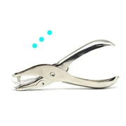 CHXIN Small single-hole punch 1/8" (3 mm), portable round, 8-sheet capacity for construction paper, labels and tickets