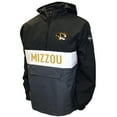 thumbnail image 2 of Men's Franchise Club Black Missouri Tigers Alpha Anorak Jacket, 2 of 3