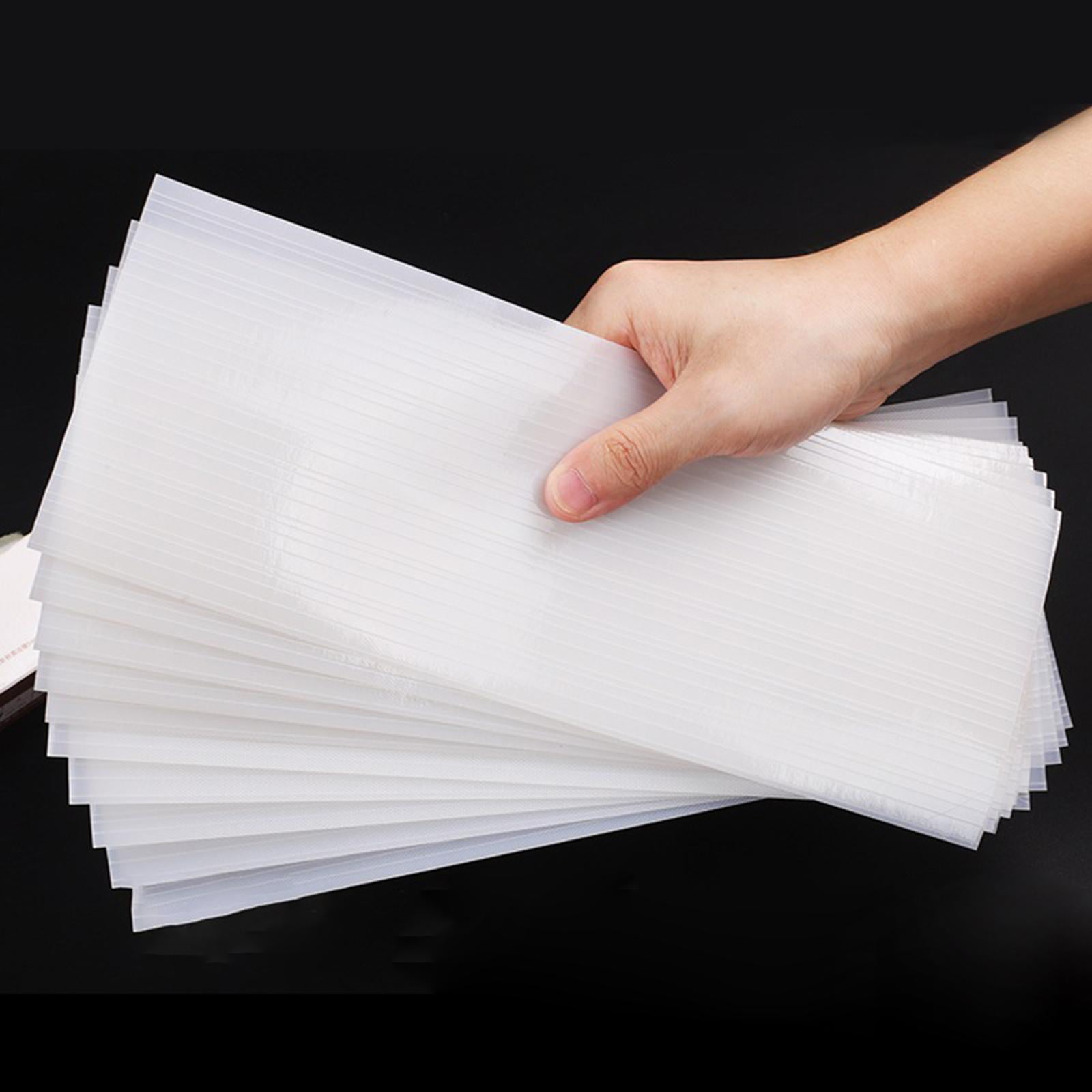 Zxpjkyu 200x Thermal Glue Strips Adhesive 2mm Wide for Book Binding Repair Supplies