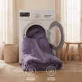 thumbnail image 4 of U by Bedsure 3 Pieces King Comforter Bedding Set, Purple Bed Comforter Set for All Seasons, 1 Lightweight Prewashed Comforter and 2 Pillowcases, King, Grayish Purple, 4 of 7