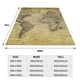 thumbnail image 3 of Balery Vintage World Map Manta de Felpa Suave y Acogedora – Cobija de Franela Aterciopelada para Cama, Lavable y Cálida para Sofá, Mascotas, Transpirable-50"x40", 3 of 7