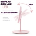 thumbnail image 3 of Espejo de maquillaje con luces LED Store Line portátil Kitty, 3 of 8