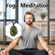 Moldavite Crystal Necklace Real,Raw Czech Meteorite Tektite Stone Healing Crystals Necklace