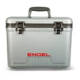 thumbnail image 2 of Engel 13 Quart Lightweight Dry Box Cooler with Shoulder Strap, Silver (4 Pack), 2 of 3
