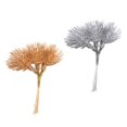 thumbnail image 3 of Guirnalda decorativa de 12 hojas para fiestas, decoración navideña. Oro plateado, 3 of 8