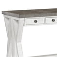 thumbnail image 6 of Pemberly Row Modern 3-Drawer Transitional Wood Desk in White, 6 of 8