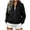 Black, variant on hlysgo Womens Zip Up Jackets Quilted Fall Sweater Jackets Casual Stylish Lightweight Fall Winter Wear Jackets with Pockets White,M