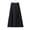 Black, variant on Joernso High Waist Pleated Skirt with Belt Solid Color A-Line Long Skirt Ankle Length Office Casual Women Suit Skirt