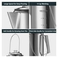 thumbnail image 4 of 1.2L Outdoor 9 Cup Stainless Steel Percolator Coffee Pot Coffee Maker for Camping Home Kitchen, 4 of 8