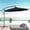Black, variant on ACEGOSES 9ft Outdoor Patio Umbrella with Tilt 8 Ribs and Crank for Garden and Yard ,Beige