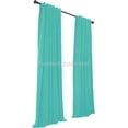 thumbnail image 2 of 2 Polyester Panel Curtain 60 Wide X 108 Length Backdrop Background 24 COLORS", (Color: Tiffany Blue), 2 of 2