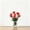 A, variant on Handmade Glass Artificial Flower Bouquet, Exquisite Handmade Glass Artificial Flower Bouquet, Mini Floral Arrangement Ornament, Fresh Desktop Decor for Home Bedroom Wedding Festival Gift Display