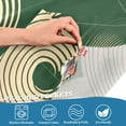 thumbnail image 3 of Yayeee Kitchen Curtains Tier Pair Light Filtering 27"x36" Rod Pocket Short Cafe Window Panel, Beige Abstract, 3 of 7